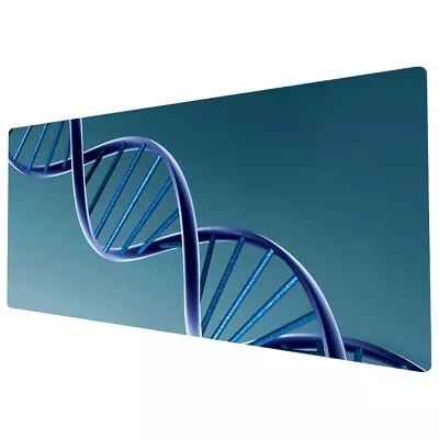 XXL Mouse Mat Pad Extra Large 90x40cm Full Desk PC Blue DNA Teal 3D Science UK • £15.99