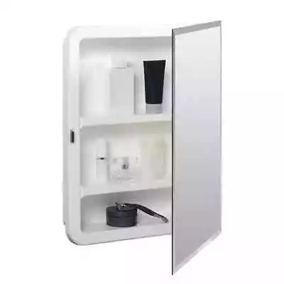 Bathroom Medicine Cabinet Frameless Surface Mount 3 Shelves Modern With Mirror • $50.99