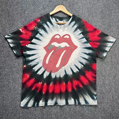 Vintage The Rolling Stones Shirt Mens XL Tie Dye Band Tee USA 90s 1994 Rock Roll • $89.95