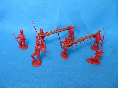 Classic Toy Soldiers Alamo Mexican Double Ladder Assault Set (RED) 1/32 • $9.95