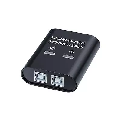 2 In 1 Out USB 2.0 Switcher Sharing Hub Manual Key Switch For Computer Printer • $14.41