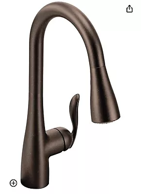 Moen Arbor One-Handle High Arc Pulldown Kitchen Faucet - Oil Rubbed Bronze... • $100