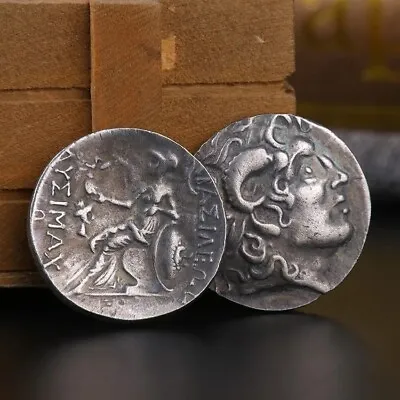 Ancient Greece Silver Plated Commemorative Coin Alexander The Great Tetradrachm • $9.95