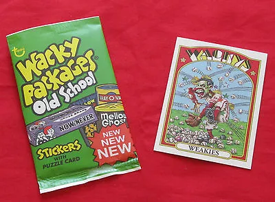 Wacky Packages Old School 4  @@ Rare Red Version @@ Baseball Card Weakies • $9.95