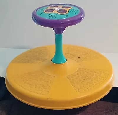 Vintage 1973 Playskool Sit-N-Spin Working Lights And Music Tonka Ride On Toy • $24