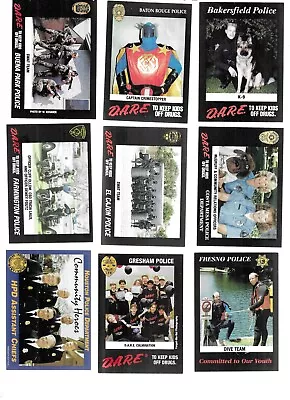 Police Dept. Cards Group Of 42-houston Fresno Bakersfield Buena Parketc • $19.91