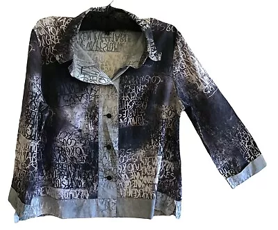 $50 • Buy NICOLA WAITE Print Jacket-Size 3/12-14