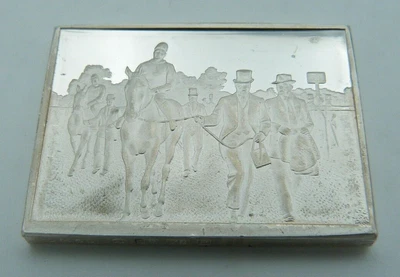 £24.97 • Buy Hallmarked Solid Silver Horse Racing Ingot - Oaks 3 Year Old Fillies Derby Week