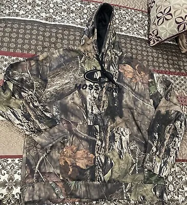 Mossy Oak Men's Camoflouge Hunting Pullover Performance Fleece Hoodies. Large • $11