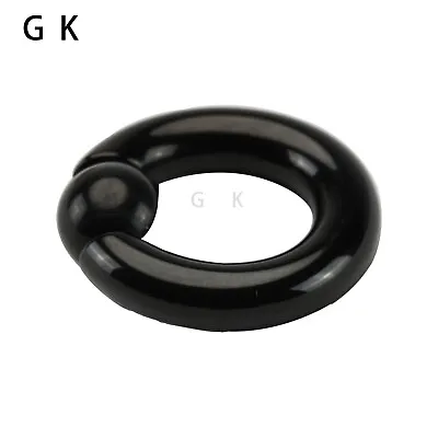 $29.99 • Buy Big Size Stainless Steel Captive Bead Ring CBR Ear Tunnel Plug Gauge Piercing