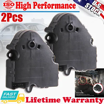 2Pcs Heat Heater A/C Fan Air Vent Blend Door Actuator For Chevy GMC Pickup Buick • $34.99