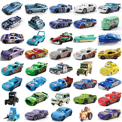 £6.42 • Buy Disneys Pixar Cars Lightning McQueen Finn Mcmissile 1:55 Diecast Car Kids Gifts
