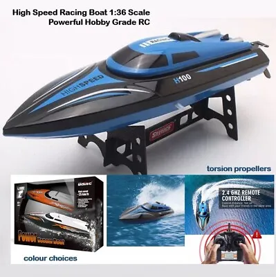 RC Racing Boat Hobby Grade RC Remote Control High Speed RC Boast 2.4g Youth Toy • $125