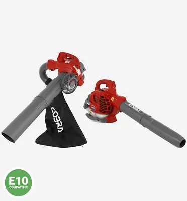 £146.99 • Buy Cobra 26cc Petrol Leaf Blower And Vacuum BV26C 10:1 Mulch Ratio Garden 