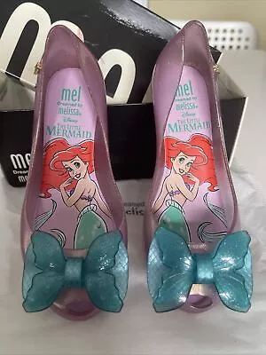 Mel ULTRAGIRL Dreamed Melissa Disney Little Mermaid Pink Shoes Size 13 • $25