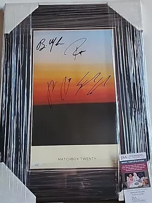 Rob Thomas Signed Matchbox Twenty 20   2023 Tour  Autographed JSA   /3000 FRAMED • $194.98