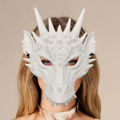£5.33 • Buy Accessories Dinosaur Halloween Cosplay Prop Masquerade Anime Mask Dragon Mask