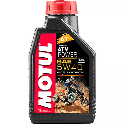 Motul ATV Power 4T Synthetic Motor Oil 5W40 - 1 Liter • $21.31