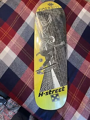 H Street Hackett Deathbox Yellow Stain Skate Deck Powell Peralta Santa Cruz • $225