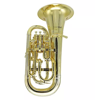 Coolwind CEU-200G ABS EuphoniumBb 3+1 Piston Gold With Bagmouthpiece • $850