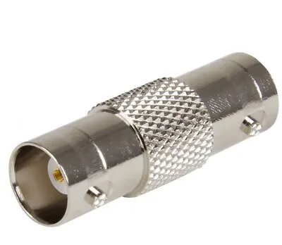 BNC Female To Female Coupler: 50 Ohm Double-Ended Socket Adapter For CCTV • £2.49