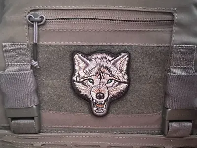 £4.49 • Buy WOLF Morale Patch Hook Backed Tactical Airsoft Badge