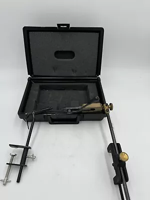(2) Fly Tying Vise - Rotating Lever Action - Clamp Base Brass With Case • $49.99