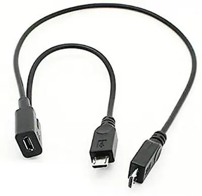 LIONX Micro USB Female To 2 Micro USB Male Splitter Extension Charge Cable For G • $7.99