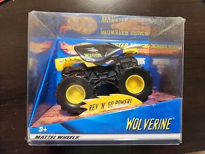 NEW SEALED Mattel Hot Wheels Wolverine Monster Truck Rev 'N' Go Monster Jam 2001 • $11.99