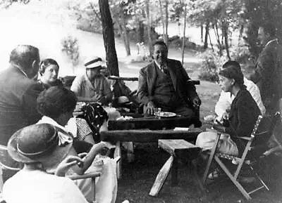 Eleanor Roosevelt At Hyde Park At Val-Kill With Hendricks Van Loo Old Photo • $5.83