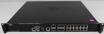 Dell SonicWall NSA 3600 Network Security Appliance Firewall 12 Port GbE W/ Ears • $55