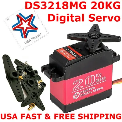 DSservo DS3218 MG 20kg Metal Gear Digital Steering Servo For RC Baja Car Robot • $15.95