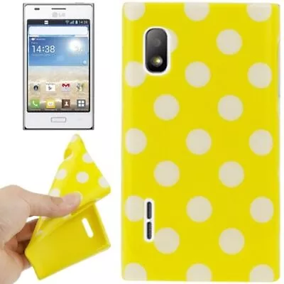 Case Mobile Phone Lg Optimus L5 Cover Case Shell Silicone Bag Dotted • $14.85