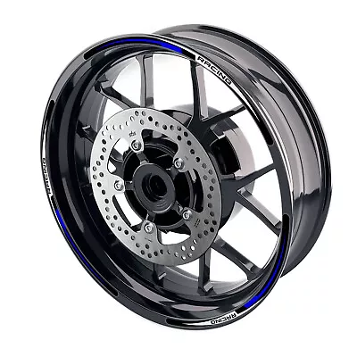 Blue R03B 17'' Rim Wheel Sticker For MV Agusta Brutale 675 2012-2015 14 13 • $37.18