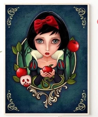 $12.55 • Buy Aus Seller..DIY 5D DIAMOND PAINTING..SNOW WHITE...30x40cm  Full Drill