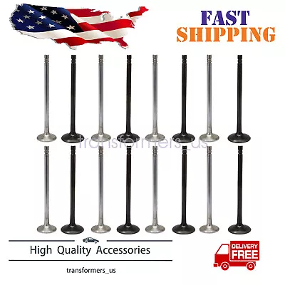 16x Intake & Exhaust Valves Set Fits For Volvo S60 V90 XC40 XC60 2.0T 31375630 • $96.25