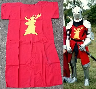 Medieval Knight Sir Coat Elk At Texas Renaissance Festival 100% Hand Sewn Armor • $39