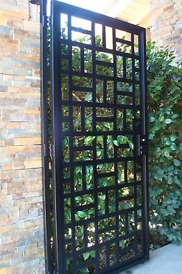 Contemporary Metal Gate Iron Art Garden Custom Entry 36x60 • $1199