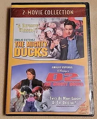 NEW The Mighty Ducks / D2: The Mighty Ducks (DVD 1994) Disney Emilio Estevez • $8.99