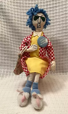 Hallmark Maxine Doll Wearing “Don’t Worry Be Crabby!  Pin 1995 • $23