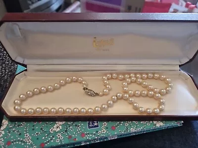 Freshwater Cultured Pearl Necklace By LOTUS & Fitted Case • £35