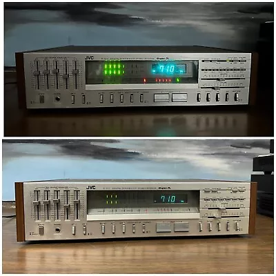 JVC R-S77 AM FM Digital Synthesizer SUPER-A Stereo Receiver Works & Sounds Great • $225