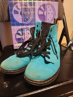 Doc Martens Electric Blue Hackney Boots Size US 9  UK 7 • $45