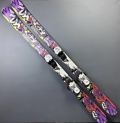 K2  Juvy Youth Skis 149cm Marker M7.0 Bindings Twin Tip Freestyle All Mountain • $86.43