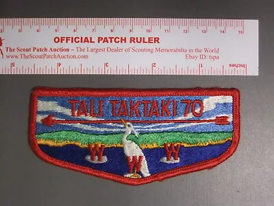 Boy Scout OA 70 Tali Tak Taki Flap 9696LL • $7.13