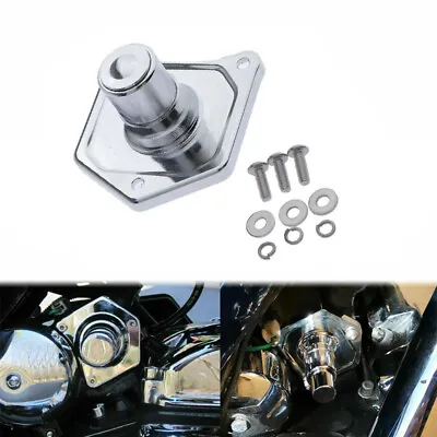 Chrome Solenoid Cover Push Button Starter For Harley Big Twin 1991-2021 • $17.92