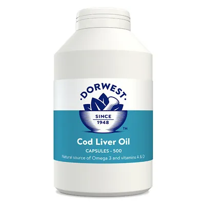 Cod Liver Oil 500 Capsules • £26.75