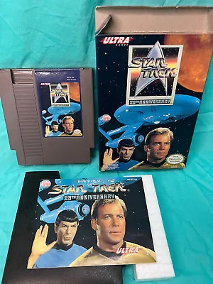 Star Trek 25th Anniversary (Nintendo NES 1992) Authentic Complete CIB Near MINT! • $59