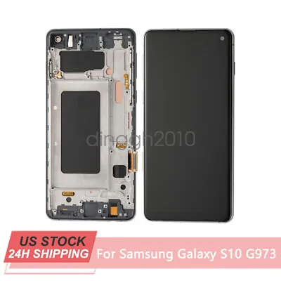 Incell For Samsung Galaxy S10 G973 LCD Touch Screen Assembly Replacement Frame • $66.53