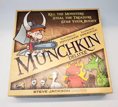 Munchkin Deluxe Board Game - Complete • $12